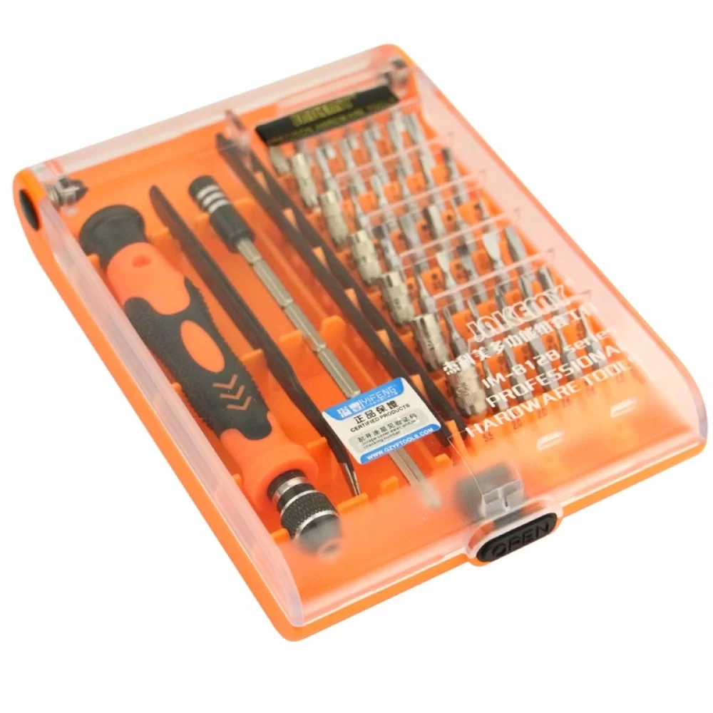 Picture of JAKEMY JM-8128 Magnetic Interchangeable 45 in 1 Multipurpose Precision Screwdriver Set Repair Tools for iPhone / iPad / PC